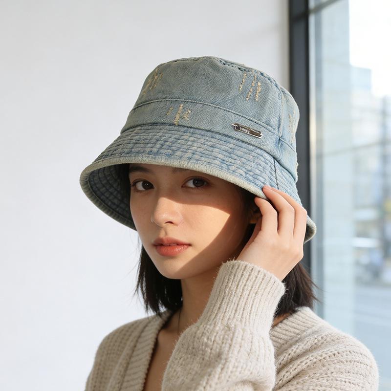 Denim basin hat female Korean version plain face cover hat versatile show small face high sense big head circumference bucket hat M(56-58cm)
Denim basin hat female Korean version plain face cover hat versatile show small face high sense big head circumference bucket hat M(56-58cm)