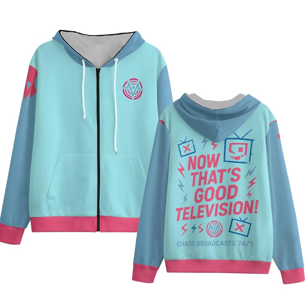 Cosplay Helluva Boss HazbinHotel Zipper Hoodies Winter Fleece Long Sleeve Hooded Sweatshirts Zip-up Loose Men Women Sudaderas S
Cosplay Helluva Boss HazbinHotel Zipper Hoodies Winter Fleece Long Sleeve Hooded Sweatshirts Zip-up Loose Men Women Sudaderas S