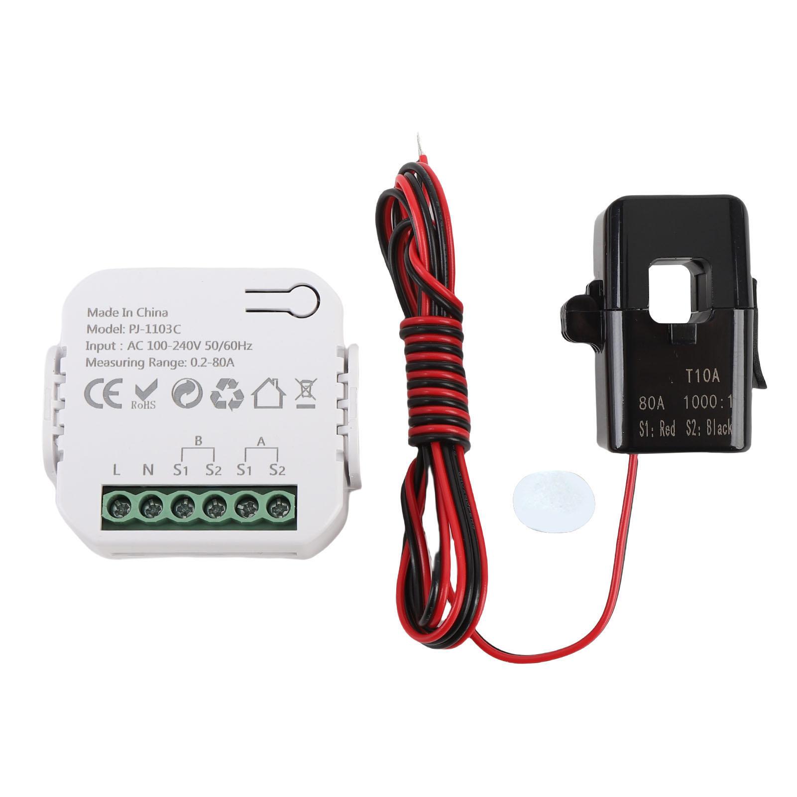 Single Phase Energy Meter WiFi 2 Way 35mm Rail Mount Smart Electricity Meter with Power Consumption
Single Phase Energy Meter WiFi 2 Way 35mm Rail Mount Smart Electricity Meter with Power Consumption