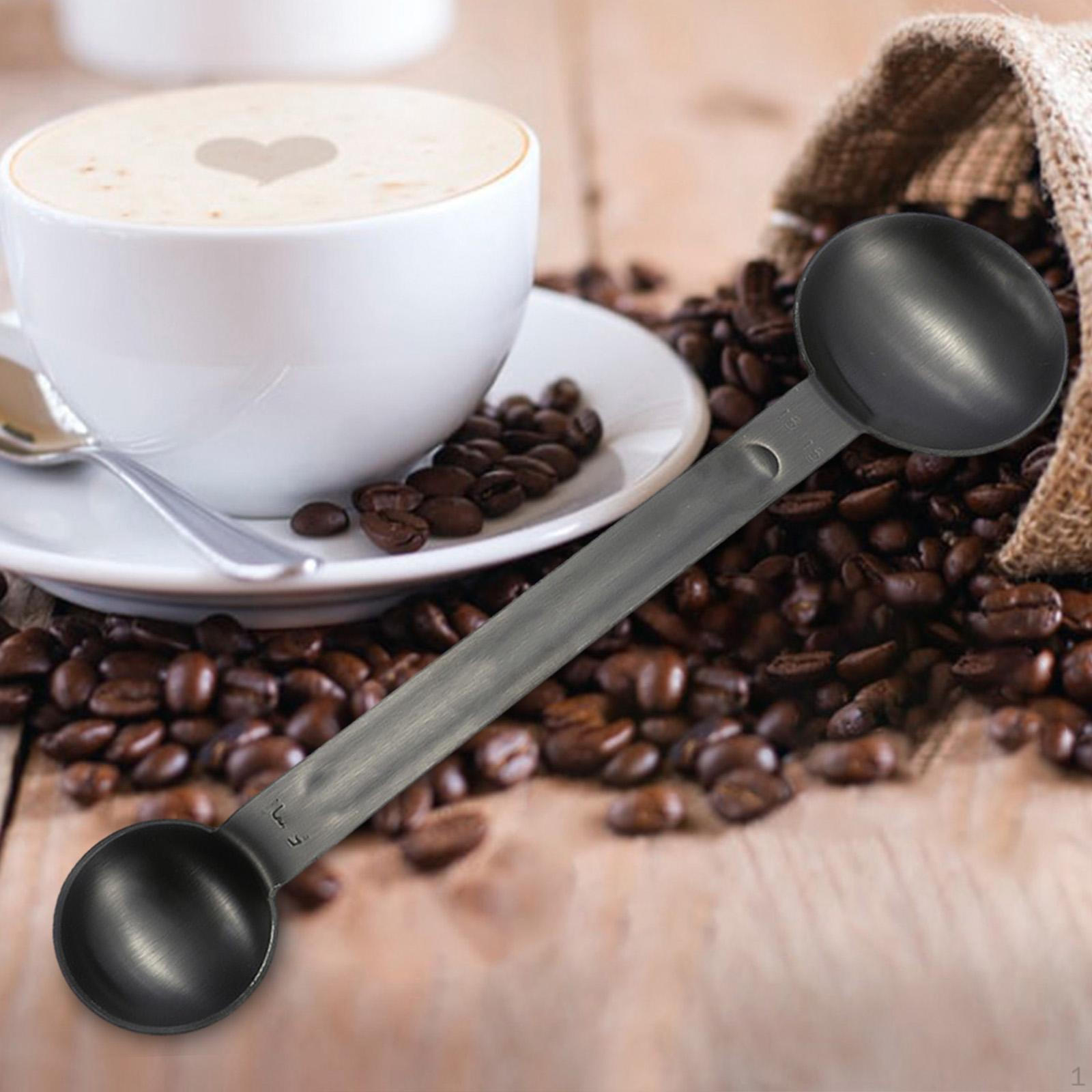 Coffee Measuring Spoon, Double-sided Tablespoon for Ground Black
Coffee Measuring Spoon, Double-sided Tablespoon for Ground Black