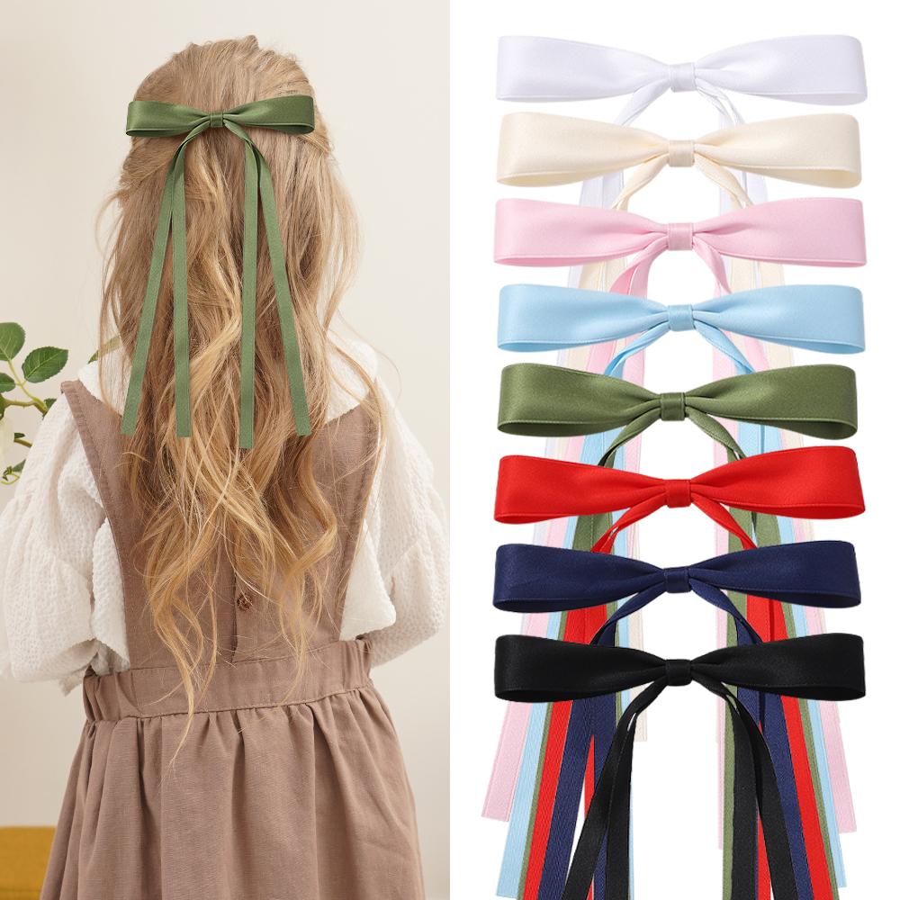 Candy Ribbon Tassel Bowknot Hair Clips Sweet Women Streamer Hairpin for Women Girls Long Bows Barrettes Head Clip Accessories 1 Pcs
Candy Ribbon Tassel Bowknot Hair Clips Sweet Women Streamer Hairpin for Women Girls Long Bows Barrettes Head Clip Accessories 1 Pcs