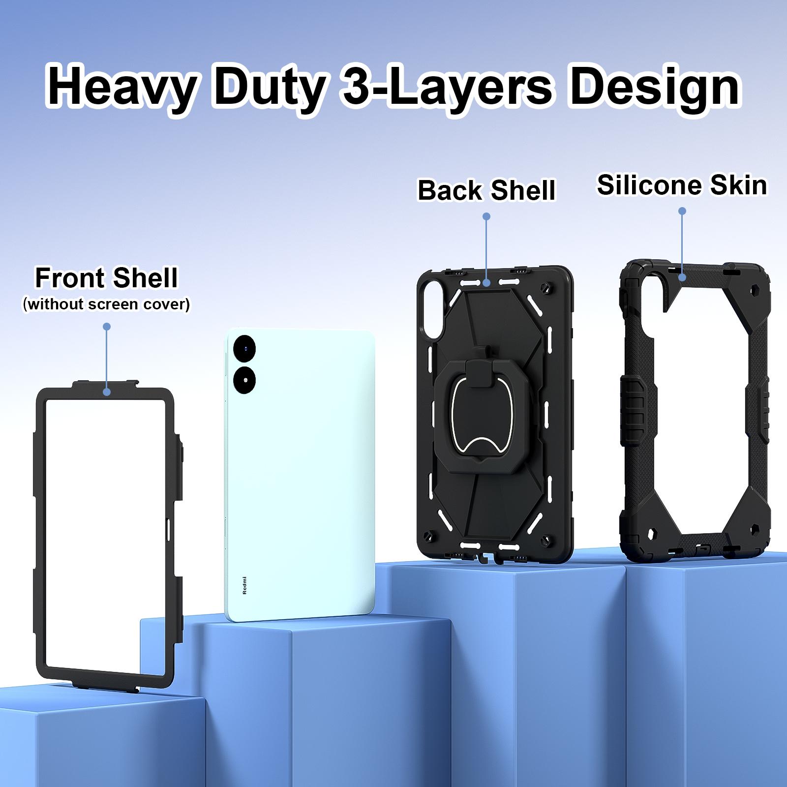 For Xiaomi Redmi Pad Pro 5G/Pad Pro/Poco Pad 4G Kickstand Case Silicone+PC Tablet Cover Colorful/Blue
For Xiaomi Redmi Pad Pro 5G/Pad Pro/Poco Pad 4G Kickstand Case Silicone+PC Tablet Cover Colorful/Blue