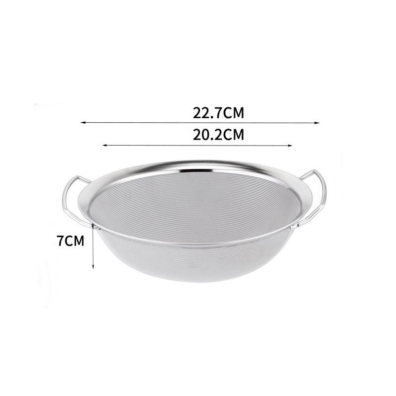 Сито для муки из нержавеющей стали с двойной ручкой, пищевой фильтр, соковыжималка, дуршлаг для лапши, шумовка, кухонная кулинарная утварь
Сито для муки из нержавеющей стали с двойной ручкой, пищевой фильтр, соковыжималка, дуршлаг для лапши, шумовка, кухонная кулинарная утварь