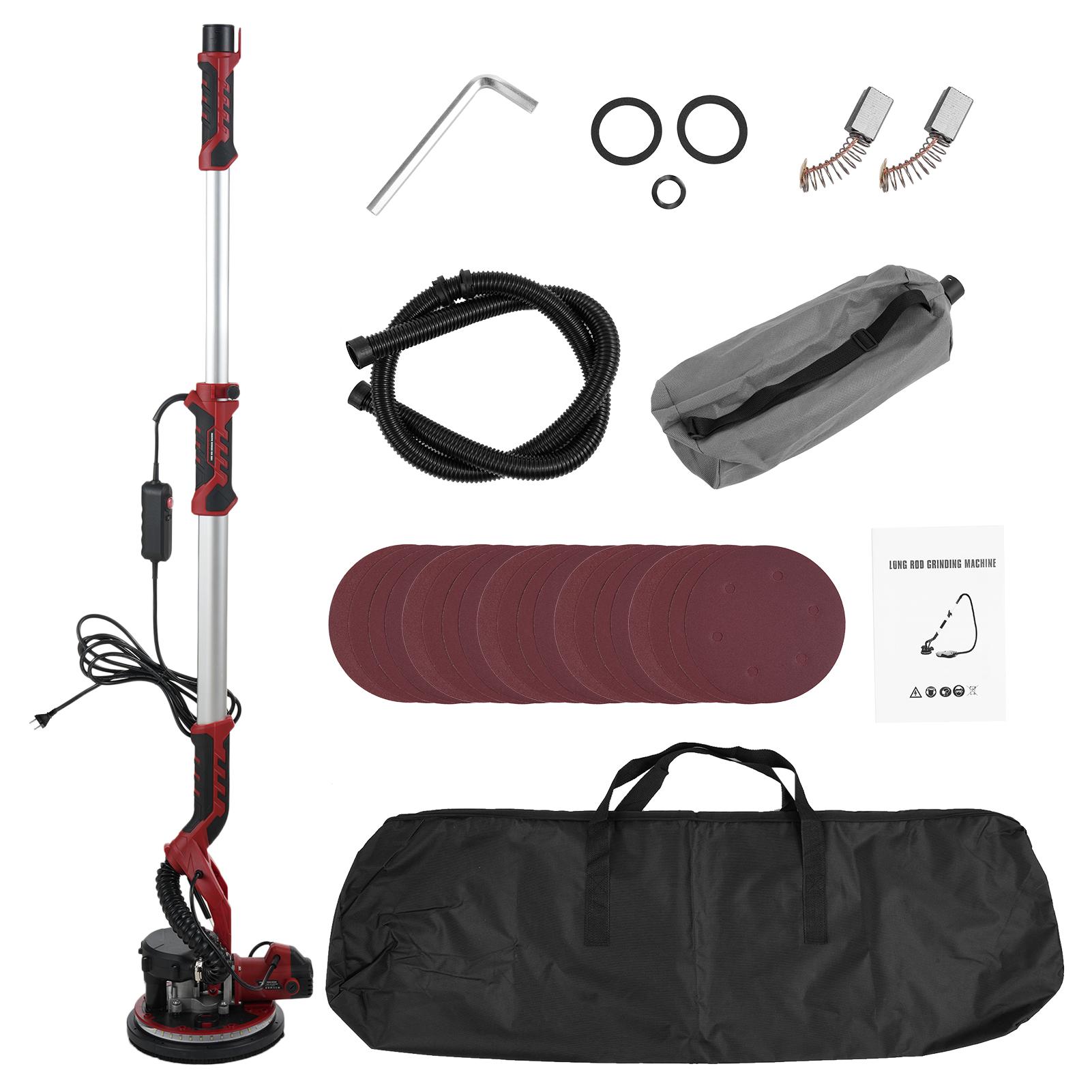 Шлифовальная машина для гипсокартона, электрическая шлифовальная машина мощностью 1390 Вт с 20 шлифовальными дисками, 5 регулируемых скоростей 800–1800 об/мин. Стена EU красный
Шлифовальная машина для гипсокартона, электрическая шлифовальная машина мощностью 1390 Вт с 20 шлифовальными дисками, 5 регулируемых скоростей 800–1800 об/мин. Стена EU красный