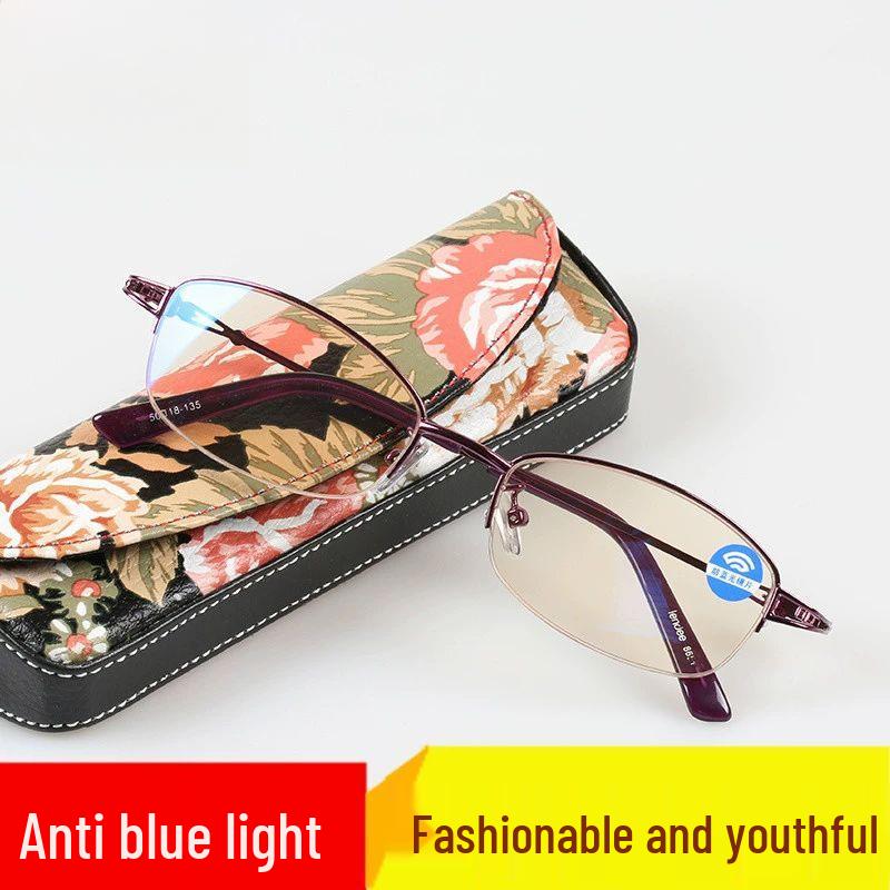 Golden Wedding Women s Elegant Half-Frame Anti-Blue Light Reading Glasses for Devices (Model 8651) +1.50
Golden Wedding Women s Elegant Half-Frame Anti-Blue Light Reading Glasses for Devices (Model 8651) +1.50