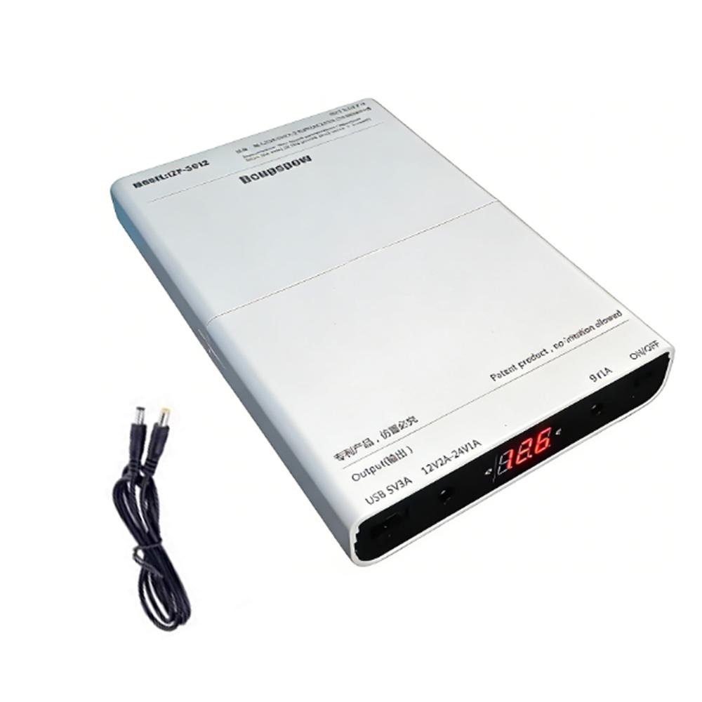 DC 5V 9V 12V Output UPS Uninterrupted Power Supply 12*18650 Battery DIY Power Bank Box Kit for Router Cellphone Tablet Modem
DC 5V 9V 12V Output UPS Uninterrupted Power Supply 12*18650 Battery DIY Power Bank Box Kit for Router Cellphone Tablet Modem