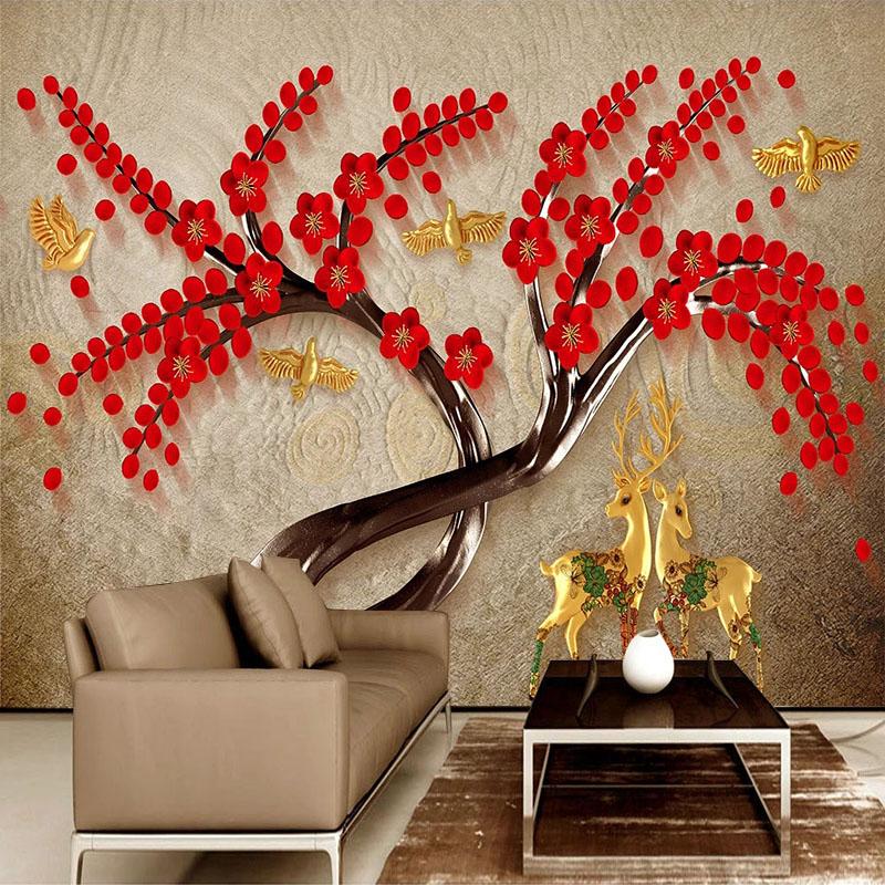 Mural European Style Retro 3d Elk Red Flower Bird Tree Wallpaper For Living Room Sofa Tv Background Wall Mural 200 cm(W) x 140 cm(H)
Mural European Style Retro 3d Elk Red Flower Bird Tree Wallpaper For Living Room Sofa Tv Background Wall Mural 200 cm(W) x 140 cm(H)