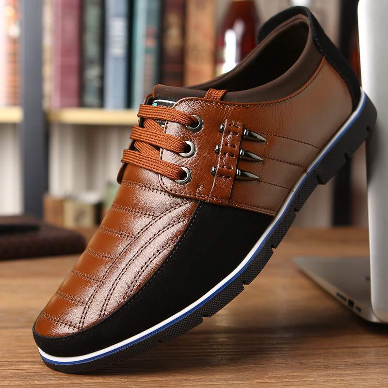 2025 new men s casual leather shoes round head large size lace-up British flat shoes men s trend one piece 2025 46
2025 new men s casual leather shoes round head large size lace-up British flat shoes men s trend one piece 2025 46