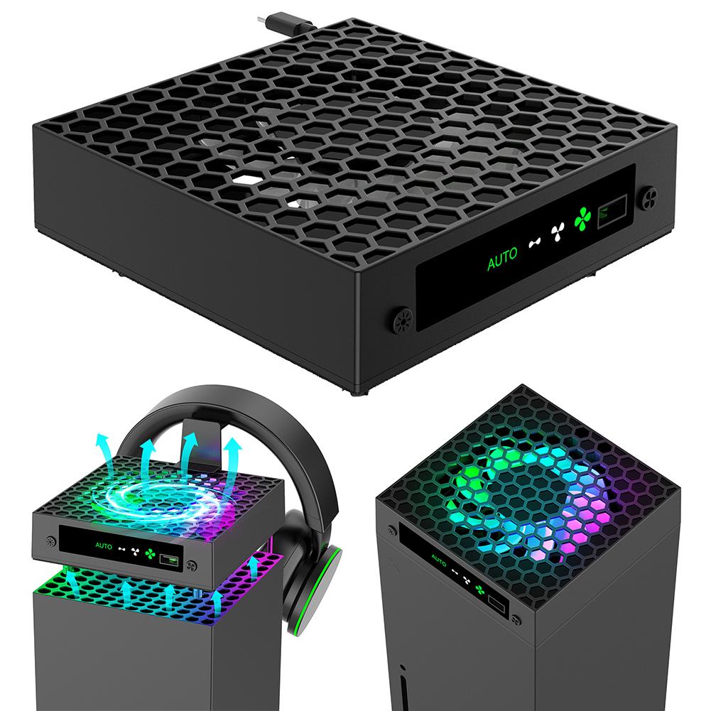 RGB Cooling Fan 3 Levels Adjustable Speed Top Cooler Fan USB Port Temperature-Controlled Cooling Fan System for Xbox Series X Poland
RGB Cooling Fan 3 Levels Adjustable Speed Top Cooler Fan USB Port Temperature-Controlled Cooling Fan System for Xbox Series X Poland