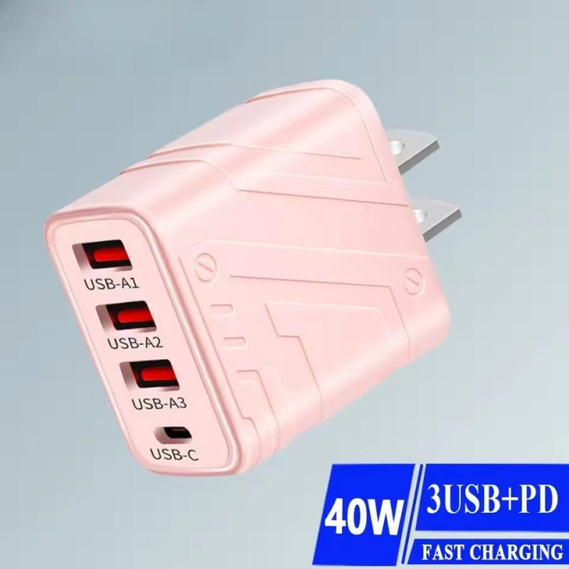 USB-зарядное устройство для телефона Type C PD 40 Вт, быстрая зарядка, зарядное устройство для мобильного телефона, настенный адаптер для Samsung Xiaomi iPhone 14 15 Pro Max US Plug синий
USB-зарядное устройство для телефона Type C PD 40 Вт, быстрая зарядка, зарядное устройство для мобильного телефона, настенный адаптер для Samsung Xiaomi iPhone 14 15 Pro Max US Plug синий