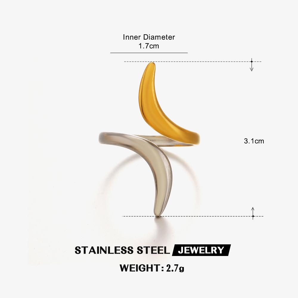 Hip Hop Irregular Geometric Ring Contrast Steel and Gold Color Open Finger Rings Women Trendy Minimalsit Zircon Gift Wholesale Open
Hip Hop Irregular Geometric Ring Contrast Steel and Gold Color Open Finger Rings Women Trendy Minimalsit Zircon Gift Wholesale Open