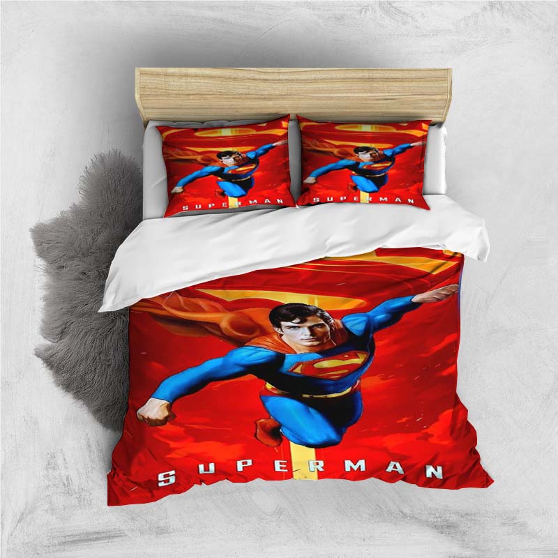 Comfortable 3D Cartoon Superhero Bedding Set, Including Duvet Cover, Pillowcases and Children s Set. 135x200cm
Comfortable 3D Cartoon Superhero Bedding Set, Including Duvet Cover, Pillowcases and Children s Set. 135x200cm