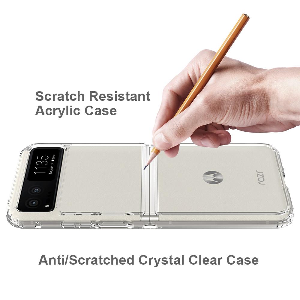 For Motorola Razr 40 5G Super Transparent Cell Phone Case Acrylic+TPU Hybrid Phone Cover A
For Motorola Razr 40 5G Super Transparent Cell Phone Case Acrylic+TPU Hybrid Phone Cover A
