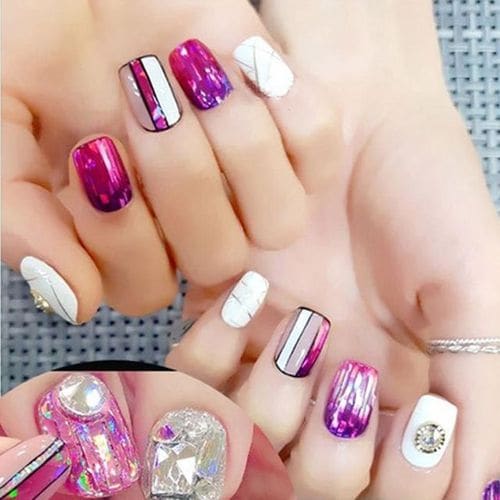 Nail Art Magic Metal Film OPP Packaging Monami Set Oil-based 20 Types X (5 Pieces)
Nail Art Magic Metal Film OPP Packaging Monami Set Oil-based 20 Types X (5 Pieces)