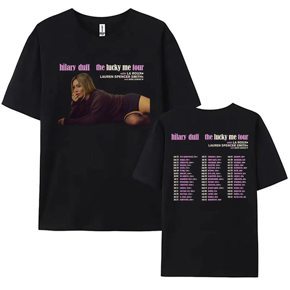 Hilary Duff The Lucky Me Tour 2026 T-shirt Summer Cotton Short Sleeve Male Tshirts Singer Design Graphic Print Women T-shirt ... S разноцветный
Hilary Duff The Lucky Me Tour 2026 T-shirt Summer Cotton Short Sleeve Male Tshirts Singer Design Graphic Print Women T-shirt ... S разноцветный