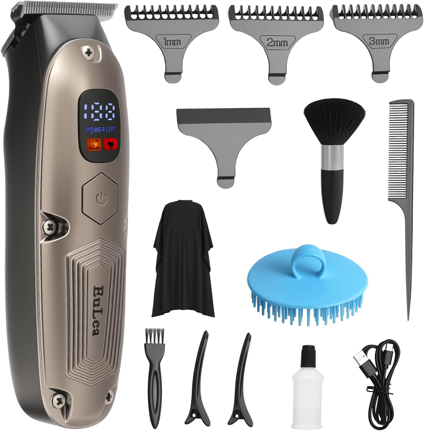 Hair Clipper with LED Screen, Cordless Rechargeable Beard Trimmer, Body Groomer with 10 Accessories for Men United States
Hair Clipper with LED Screen, Cordless Rechargeable Beard Trimmer, Body Groomer with 10 Accessories for Men United States