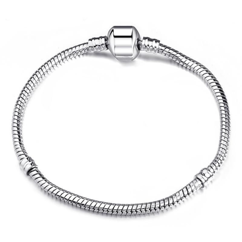 New Authentic Charm Bracelets Rose Gold Plated copper Color Alloy Snake Chain Basic Bracelets Ideal For Fashion Women Bead Do It Yourself Jewellery Dr 20cm
New Authentic Charm Bracelets Rose Gold Plated copper Color Alloy Snake Chain Basic Bracelets Ideal For Fashion Women Bead Do It Yourself Jewellery Dr 20cm