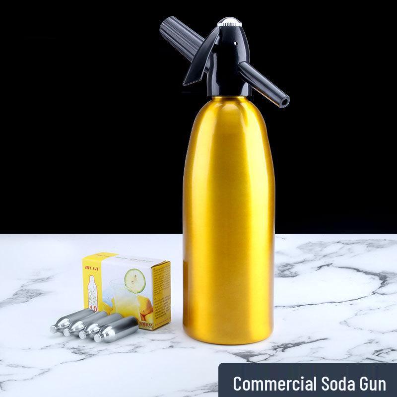 MFEI Mei Fei Soda Water Maker: Commercial Sparkling Water Gun with Household Gas Cartridge
MFEI Mei Fei Soda Water Maker: Commercial Sparkling Water Gun with Household Gas Cartridge
