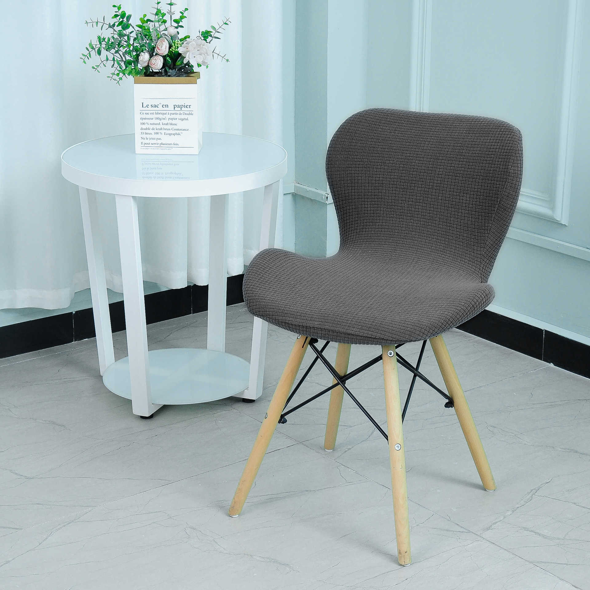 Дугообразная универсальная эластичная защита для домашнего обеденного стола, отелей, интернет-кафе, эластичные чехлы на стулья, просто чехол на стул темно серый
Дугообразная универсальная эластичная защита для домашнего обеденного стола, отелей, интернет-кафе, эластичные чехлы на стулья, просто чехол на стул темно серый