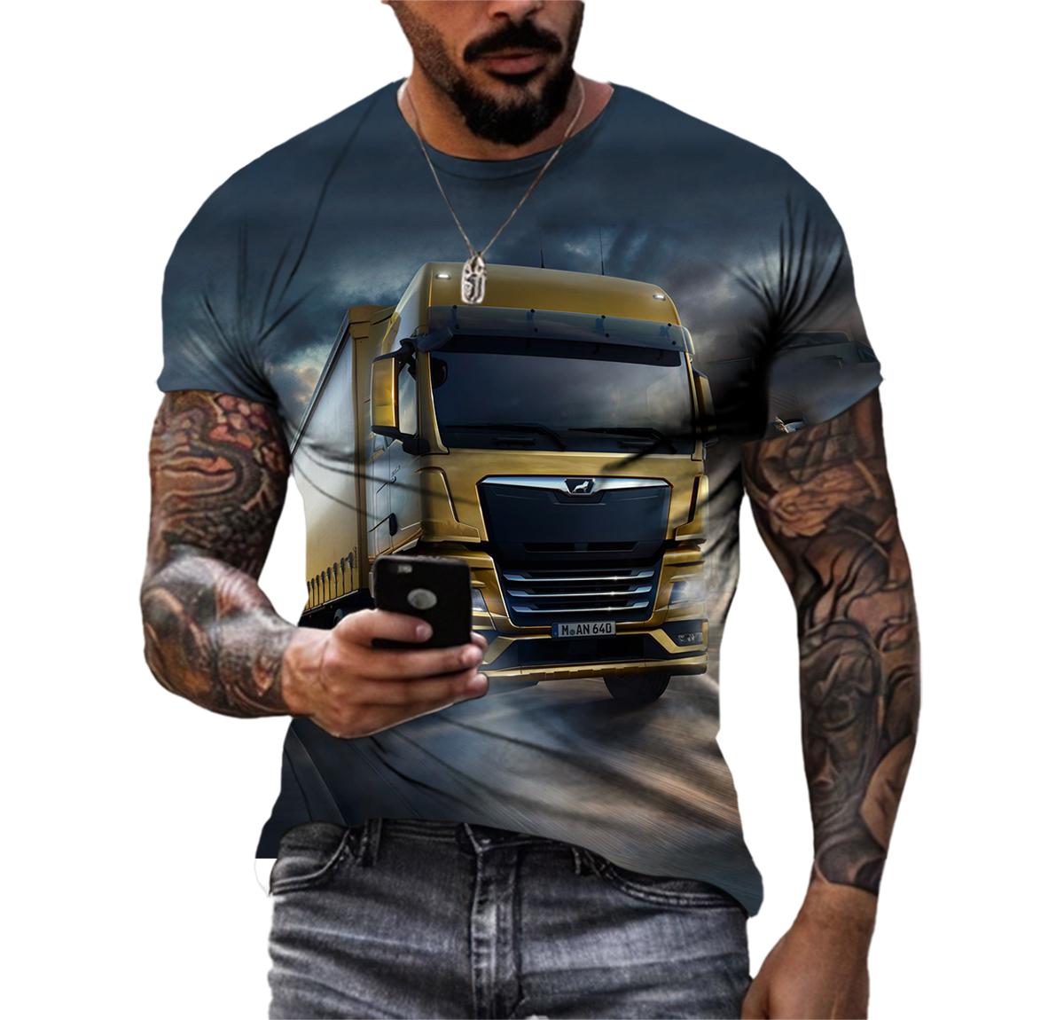 Летняя модная классическая игра-симулятор грузовика с 3D HD-принтом, мужская трендовая футболка Harajuku с круглым вырезом, большие размеры, высокое качество, с коротким рукавом XXL серый
Летняя модная классическая игра-симулятор грузовика с 3D HD-принтом, мужская трендовая футболка Harajuku с круглым вырезом, большие размеры, высокое качество, с коротким рукавом XXL серый