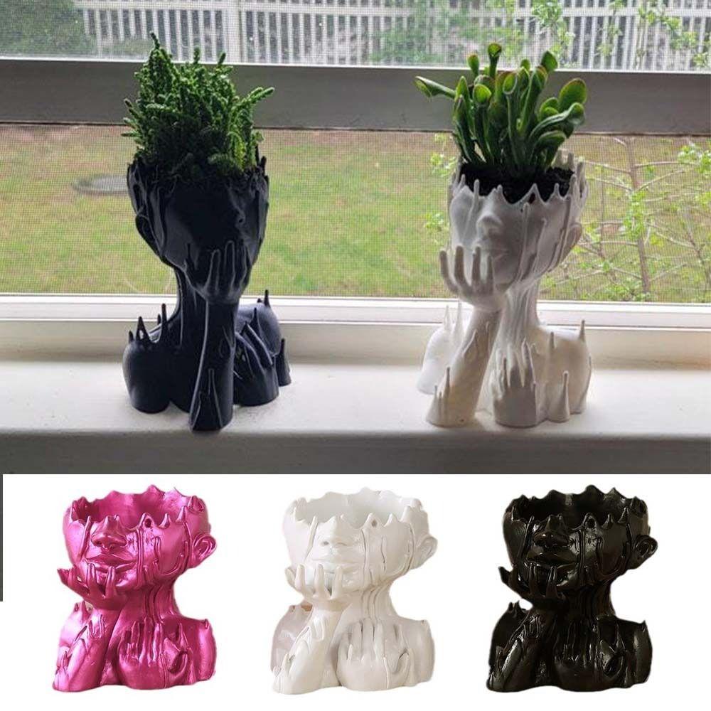 Resin Goddess Head Flower Pot Melting Women Face Head Planters Melting Women Flower Pot Office
Resin Goddess Head Flower Pot Melting Women Face Head Planters Melting Women Flower Pot Office