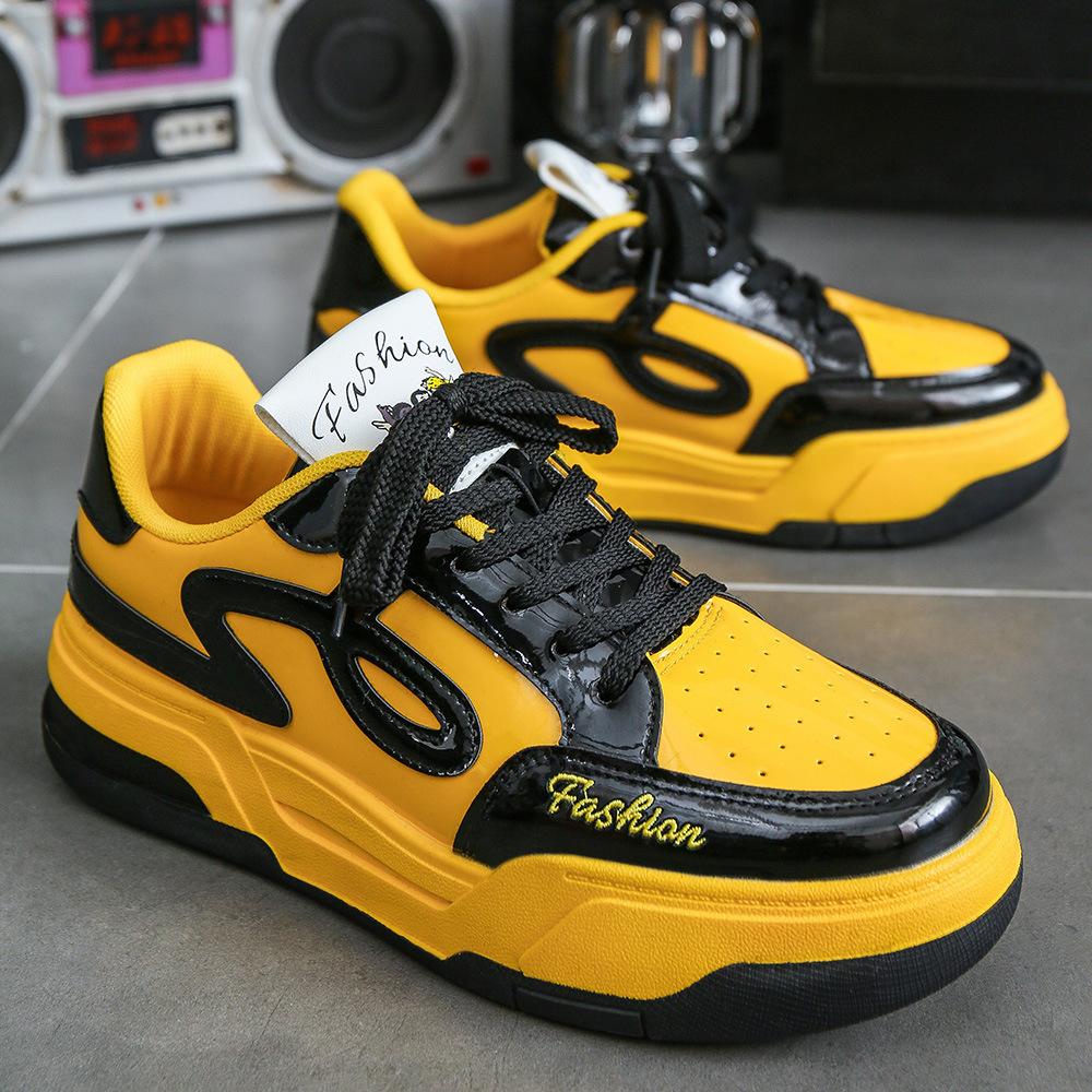 Board shoes men s shoes 2025 bread shoes platform new versatile casual student sports shoes medium top low top handsome 45 жовтий
Board shoes men s shoes 2025 bread shoes platform new versatile casual student sports shoes medium top low top handsome 45 жовтий