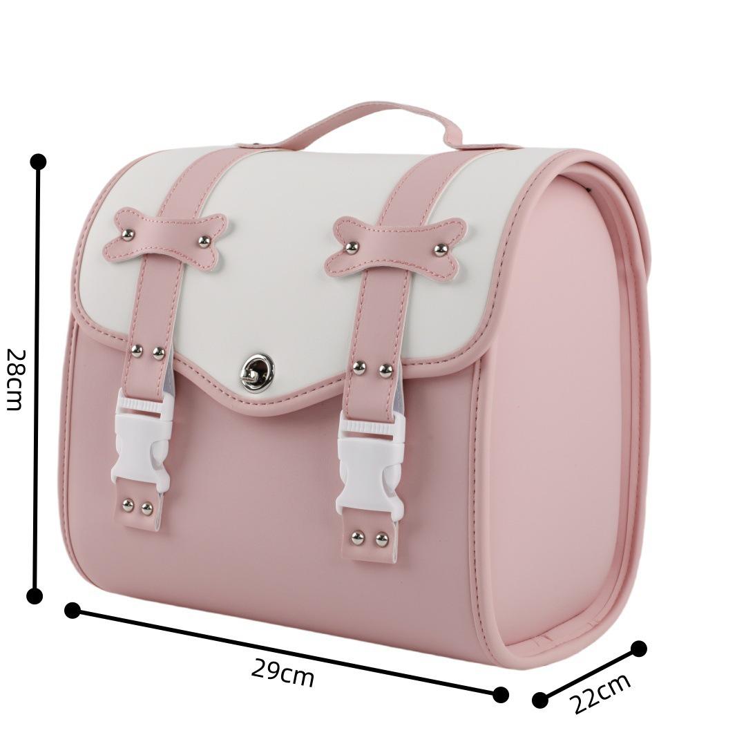 Electric Vehicle Rear Trunk Bag: Large Capacity, Fits Helmet; Bicycle Hanging Bag рожевий
Electric Vehicle Rear Trunk Bag: Large Capacity, Fits Helmet; Bicycle Hanging Bag рожевий