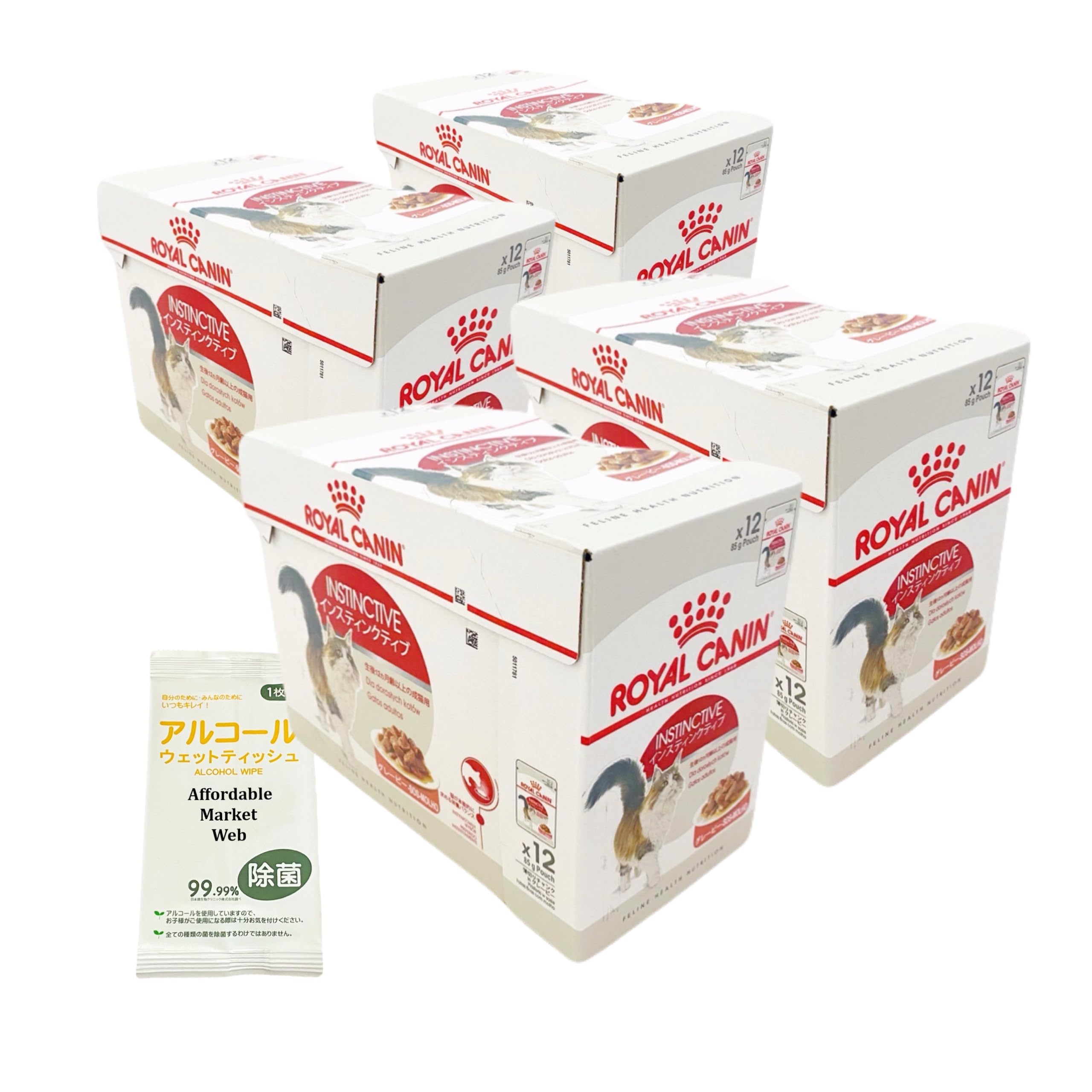 Royal Canin Instinctive Gravy Cat Set корм для взрослых с оригинальными влажными салфетками 48 (мокрые кошки) (85г, шт.)
Royal Canin Instinctive Gravy Cat Set корм для взрослых с оригинальными влажными салфетками 48 (мокрые кошки) (85г, шт.)