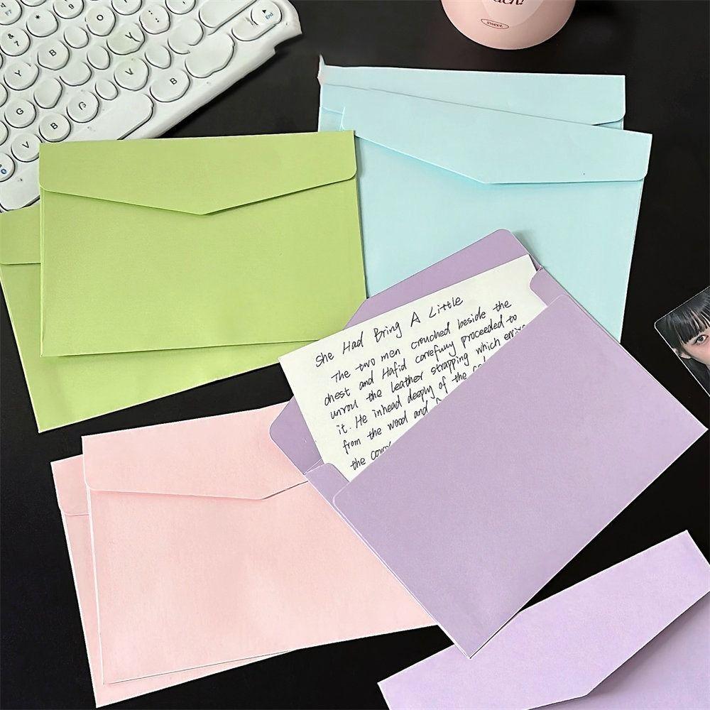 5 Pcs Kawaii Invitation Cards DIY Greeting Cards Kraft Envelope Macaron Envelopes Party
5 Pcs Kawaii Invitation Cards DIY Greeting Cards Kraft Envelope Macaron Envelopes Party