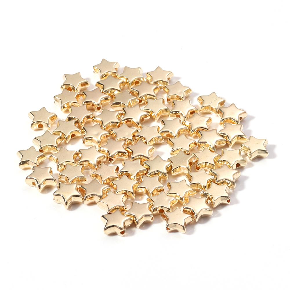 50-100Pcs 6mm 10mm 12mm CCB Star Beads Gold Silver Color Loose Spaced Beads For Jewelry Bracelet Making DIY Earring Accessories 6mm 100Pcs
50-100Pcs 6mm 10mm 12mm CCB Star Beads Gold Silver Color Loose Spaced Beads For Jewelry Bracelet Making DIY Earring Accessories 6mm 100Pcs