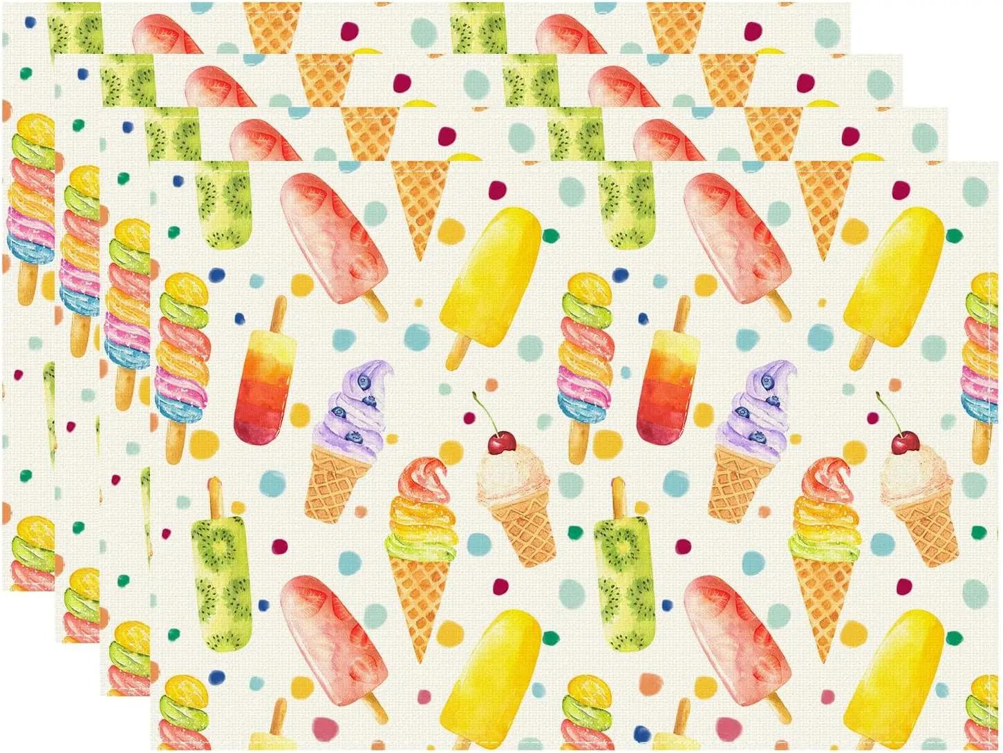 1PC Colorful Popsicle Ice Cream Summer Placemats 30X45cm Table Mats 1PC 30X45cm
1PC Colorful Popsicle Ice Cream Summer Placemats 30X45cm Table Mats 1PC 30X45cm