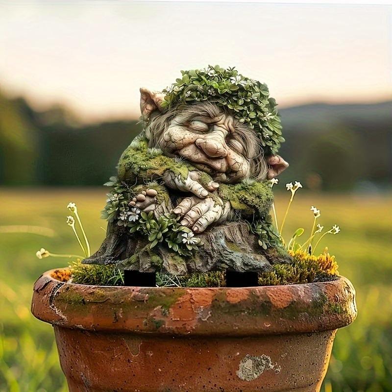 Sleeping Tree Elf Flower Pot Decoration Acrylic Waterproof Garden Stake Courtyard Garden Ground Plug Type A
Sleeping Tree Elf Flower Pot Decoration Acrylic Waterproof Garden Stake Courtyard Garden Ground Plug Type A