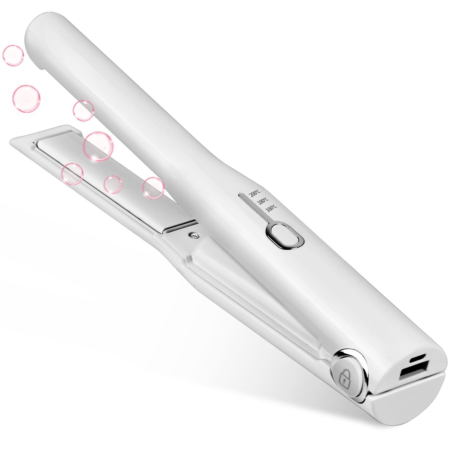 Щипцы для завивки 2WAY Straight Curl Mini с 3 уровнями температурных настроек Беспроводная 4500 мАч Зарядка смартфона Автоматическое выключение Функция блокировки Маленький легкий
Щипцы для завивки 2WAY Straight Curl Mini с 3 уровнями температурных настроек Беспроводная 4500 мАч Зарядка смартфона Автоматическое выключение Функция блокировки Маленький легкий