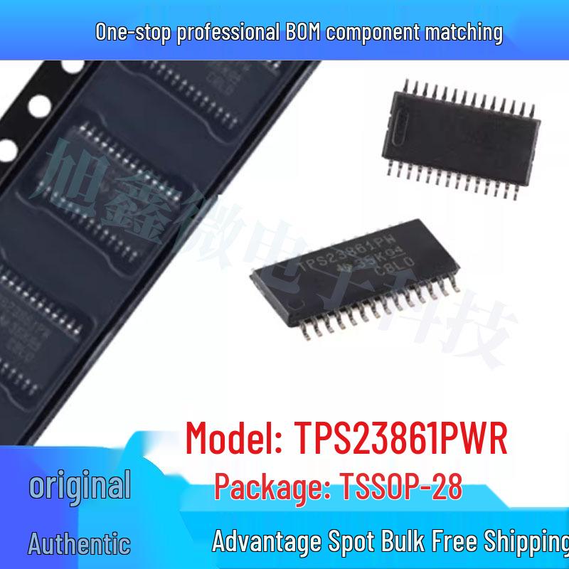 TPS23861PWR TSSOP-28 4-Port Ethernet Controller Chip (IEEE 802.3at)
TPS23861PWR TSSOP-28 4-Port Ethernet Controller Chip (IEEE 802.3at)