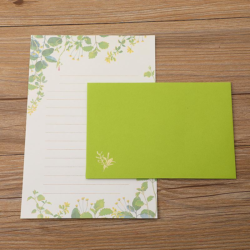 6 letterheads and 3 envelopes, Chinese style letterhead with Chinese style, A5 set letterhead with Western style envelope світло-зелений колір
6 letterheads and 3 envelopes, Chinese style letterhead with Chinese style, A5 set letterhead with Western style envelope світло-зелений колір