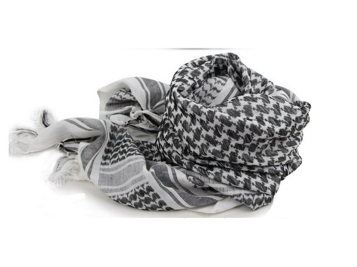 Tactical Shemagh Neck Gaiter Scarf for Outdoor Activities 100-110CM білий
Tactical Shemagh Neck Gaiter Scarf for Outdoor Activities 100-110CM білий