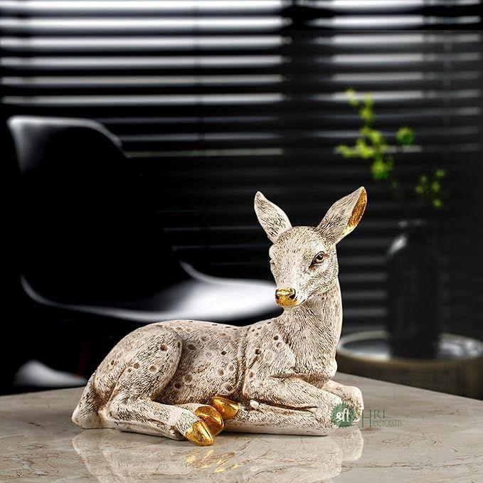 Deer Statue Showpiece Antique Finish Table Accent Collectible Figurines for Home and Interior Decor Items Handicrafted Wild Animal
Deer Statue Showpiece Antique Finish Table Accent Collectible Figurines for Home and Interior Decor Items Handicrafted Wild Animal