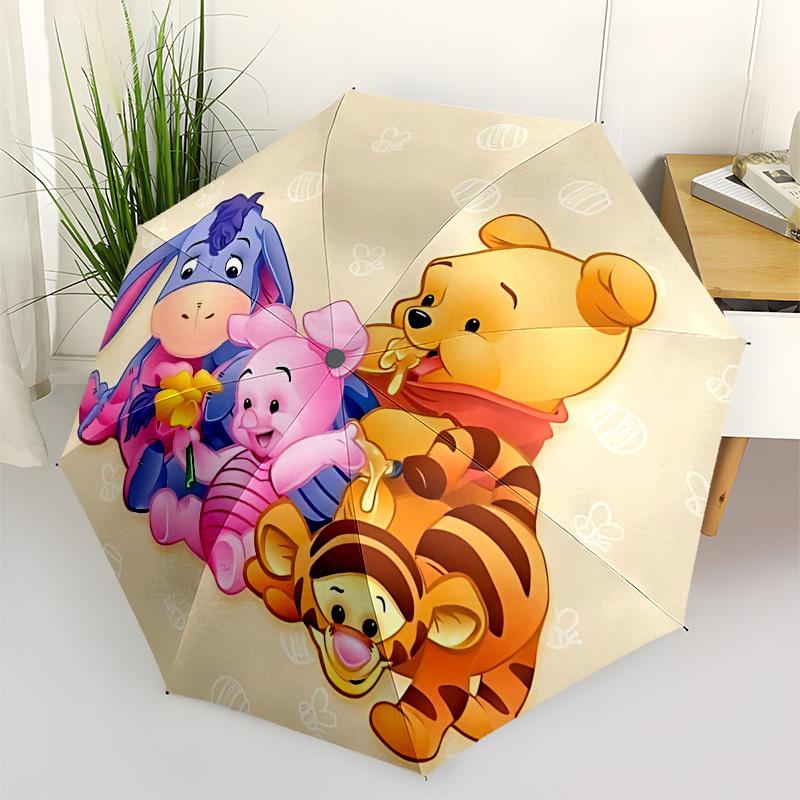 Winnie the Pooh, Honey Themed Automatic Opening and Closing Umbrella, Brightly Colored 8-rib Portable Umbrella, Suitable for Men and Women,
Winnie the Pooh, Honey Themed Automatic Opening and Closing Umbrella, Brightly Colored 8-rib Portable Umbrella, Suitable for Men and Women,