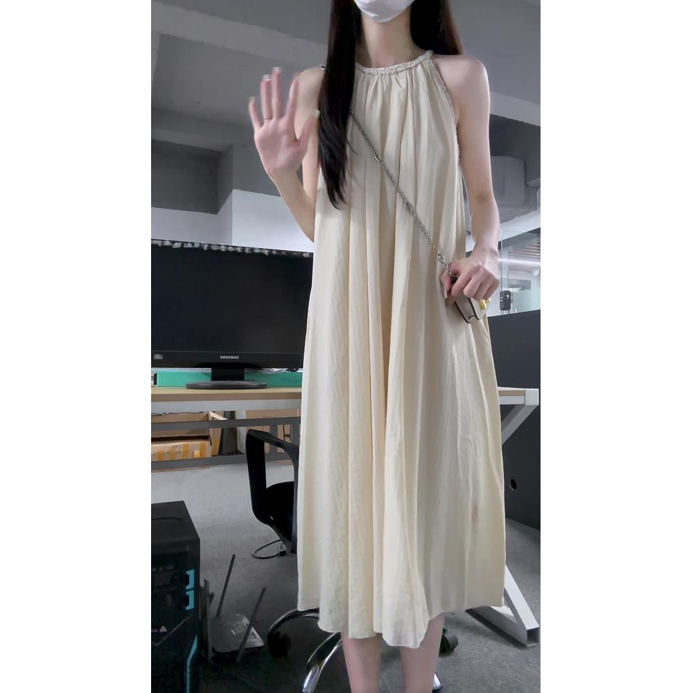 Французское платье без рукавов с вырезом лодочкой для женского лета, новое, свободное и элегантное, скрывающее недостатки фигуры, ленивая юбка, текстура высокого класса для женщин XL- (recommended 110-60kg)
Французское платье без рукавов с вырезом лодочкой для женского лета, новое, свободное и элегантное, скрывающее недостатки фигуры, ленивая юбка, текстура высокого класса для женщин XL- (recommended 110-60kg)