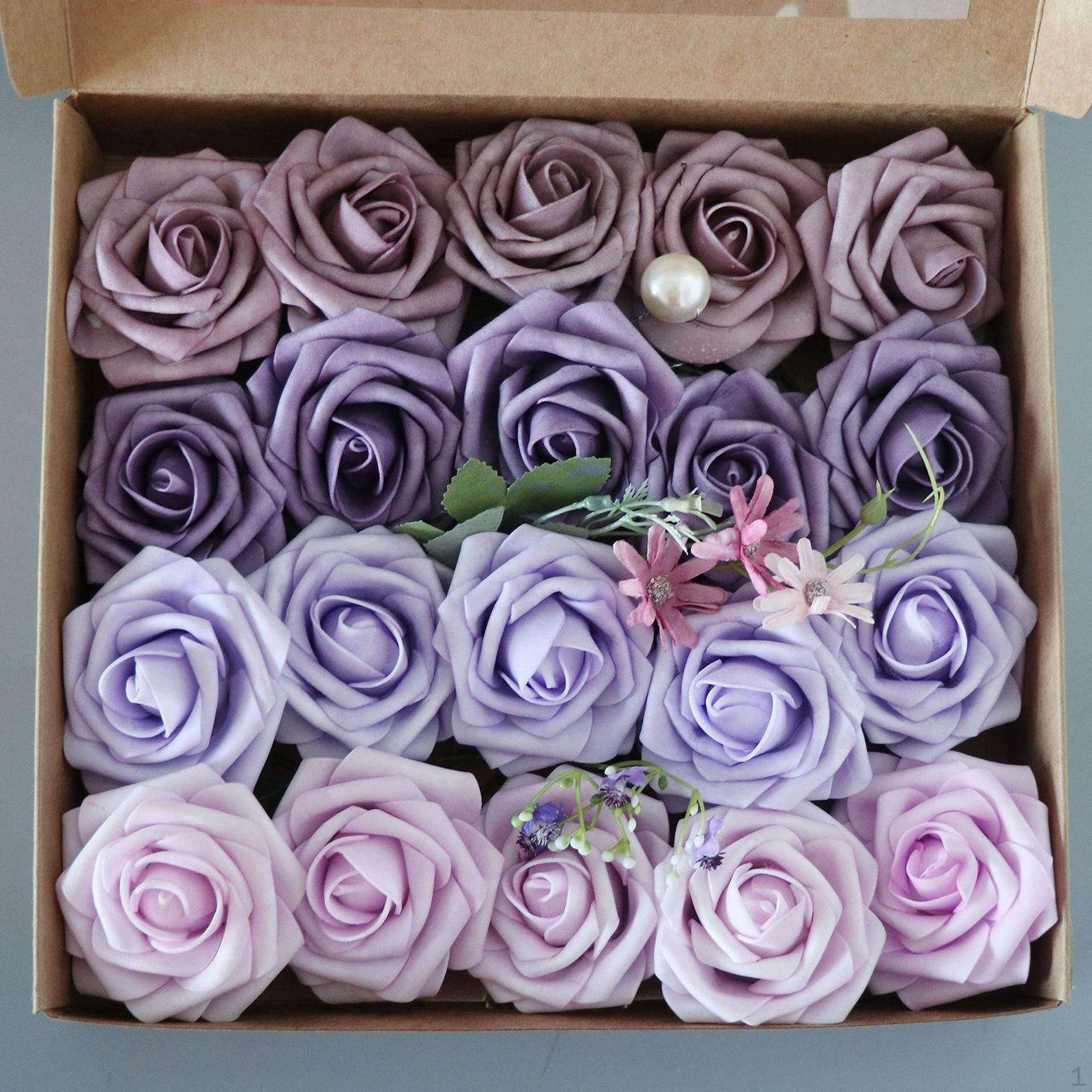 Artificial Flower Combo Box Set Easy to Use Multi-Purpose DIY for Table Decor Party Purple Pink
Artificial Flower Combo Box Set Easy to Use Multi-Purpose DIY for Table Decor Party Purple Pink