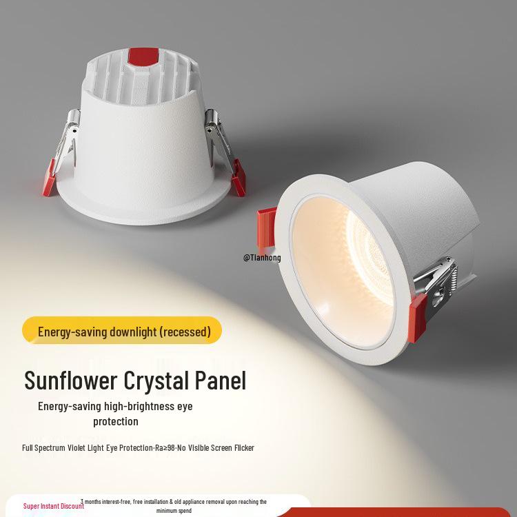 Mingyue Smart Energy-Saving Anti-Glare Recessed Downlight for Living Room and Aisle Energy-Saving Highlight 5W 3500K White Cup
Mingyue Smart Energy-Saving Anti-Glare Recessed Downlight for Living Room and Aisle Energy-Saving Highlight 5W 3500K White Cup