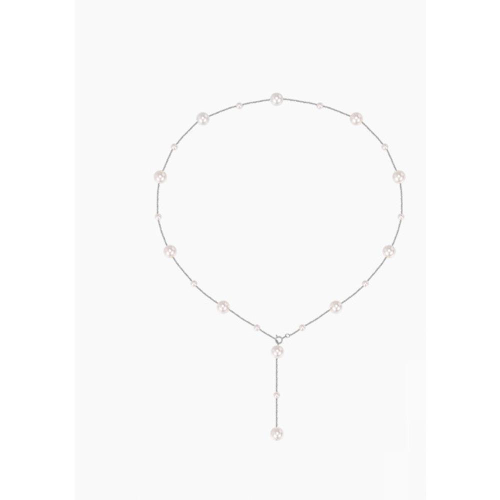 925 Silver Long Gypsy Pearl Necklace Shijia Tassel Premium Clavicle Chain 925 Silver
925 Silver Long Gypsy Pearl Necklace Shijia Tassel Premium Clavicle Chain 925 Silver