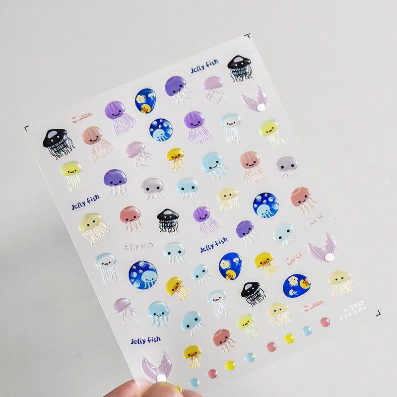Желейные милые наклейки на ногти с медузами для малышей Tomoni Рельефные самоклеящиеся 5D наклейки для ногтей Японский стиль Украшение для ногтей Jellyfish Cubs 3335((Jelly))
Желейные милые наклейки на ногти с медузами для малышей Tomoni Рельефные самоклеящиеся 5D наклейки для ногтей Японский стиль Украшение для ногтей Jellyfish Cubs 3335((Jelly))