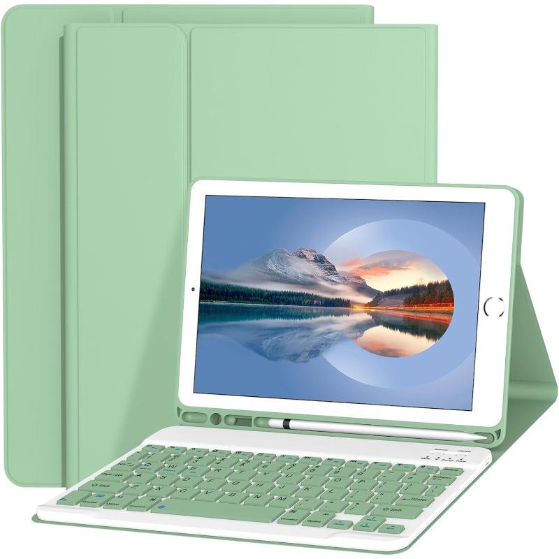 iPad Air 9.7-inch Detachable Bluetooth Keyboard Case with Magnetic Pen Slot and Mouse for 5th/6th Generation. 9.7-inch
iPad Air 9.7-inch Detachable Bluetooth Keyboard Case with Magnetic Pen Slot and Mouse for 5th/6th Generation. 9.7-inch