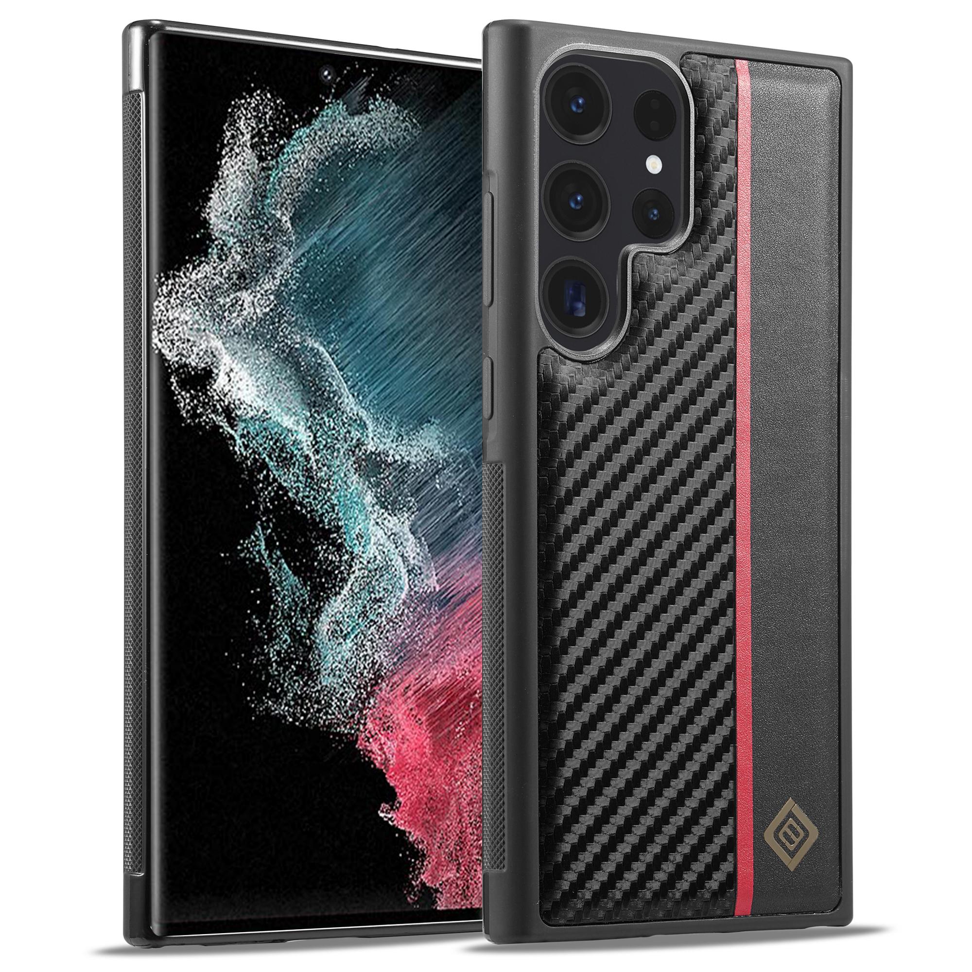 LC.IMEEKE For Samsung Galaxy S22 Ultra 5G Carbon Fiber Texture Phone Case PU Leather+TPU+EVA Phone Cover A
LC.IMEEKE For Samsung Galaxy S22 Ultra 5G Carbon Fiber Texture Phone Case PU Leather+TPU+EVA Phone Cover A