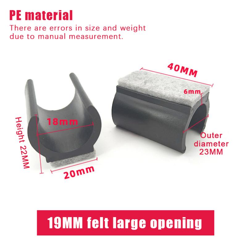 10Pcs U Shaped Chair Leg Pads 19/22/25Mm Non Slip Noise Reduction Chair Leg Caps Felt Floor Protectors Furniture Accessories 19mm black 10pcs
10Pcs U Shaped Chair Leg Pads 19/22/25Mm Non Slip Noise Reduction Chair Leg Caps Felt Floor Protectors Furniture Accessories 19mm black 10pcs
