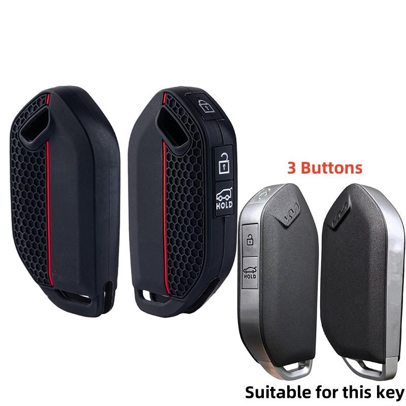 3/4/5 Buttons Silicone Car Key Case Cover Fob Holder For Kia Picanto Sorento MQ4 Carnival KA4 Morning K5 Carens 2024 EV5 EV9
3/4/5 Buttons Silicone Car Key Case Cover Fob Holder For Kia Picanto Sorento MQ4 Carnival KA4 Morning K5 Carens 2024 EV5 EV9