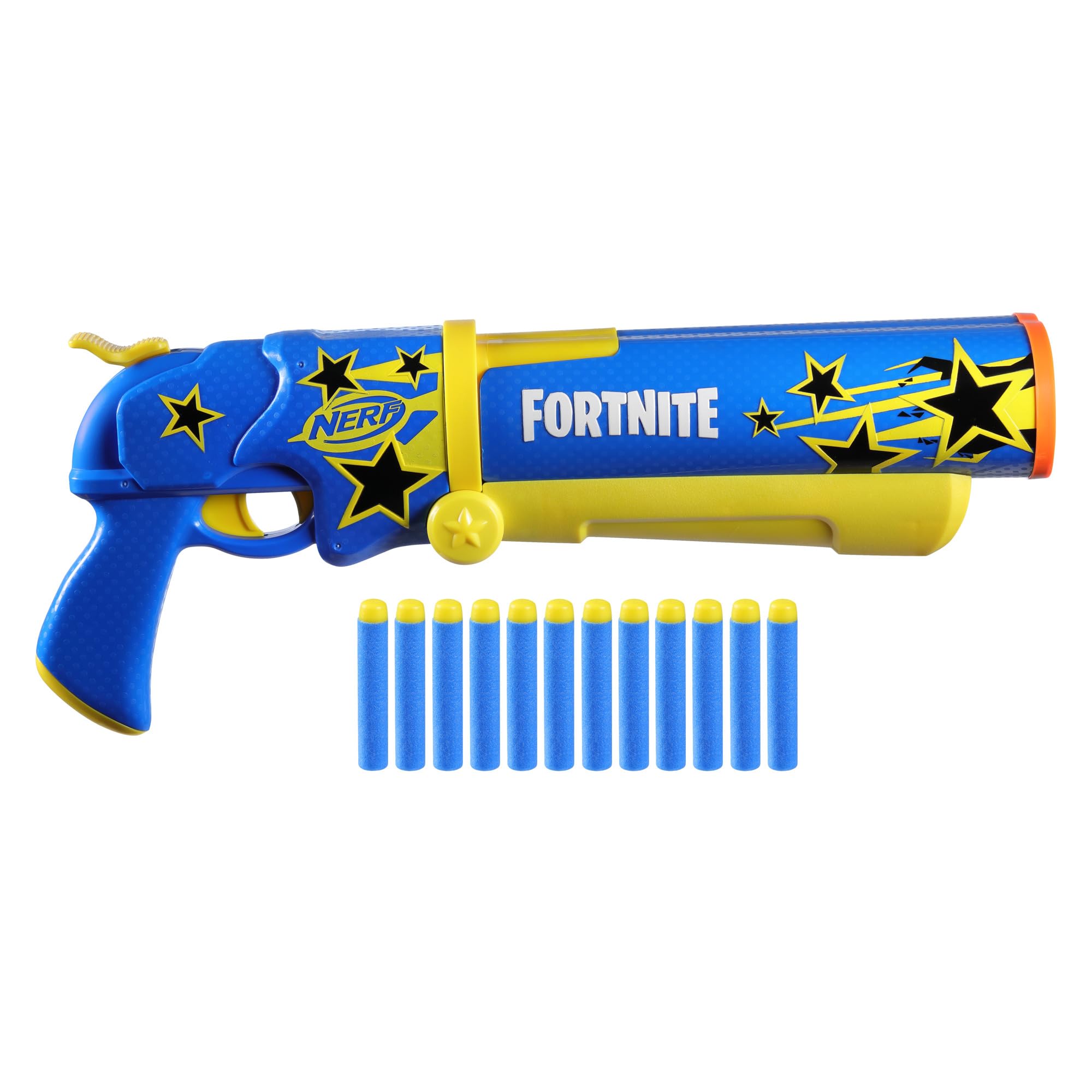Nerf Fortnite Half Tone Hero Blaster with 12 Darts and Exclusive Virtual Item Code, Ages 8+, Fortnite Gift (F8947), Authentic Christmas Toy,
Nerf Fortnite Half Tone Hero Blaster with 12 Darts and Exclusive Virtual Item Code, Ages 8+, Fortnite Gift (F8947), Authentic Christmas Toy,