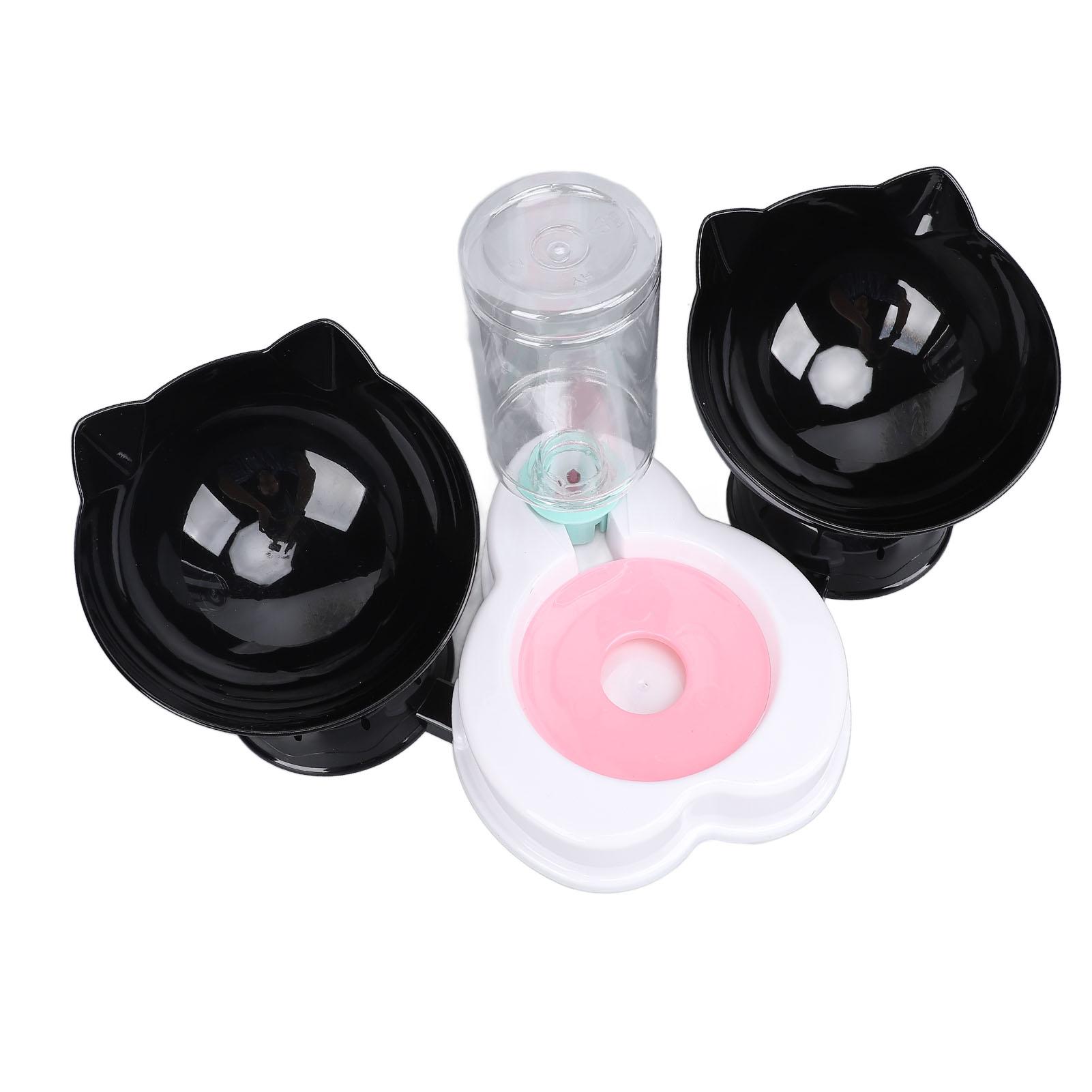 Cat Food and Water Bowl Set Neck Guard 3 in 1 Double Cat Feeding Bowl and Automatic Water Dispenser Set for Home Pet
Cat Food and Water Bowl Set Neck Guard 3 in 1 Double Cat Feeding Bowl and Automatic Water Dispenser Set for Home Pet