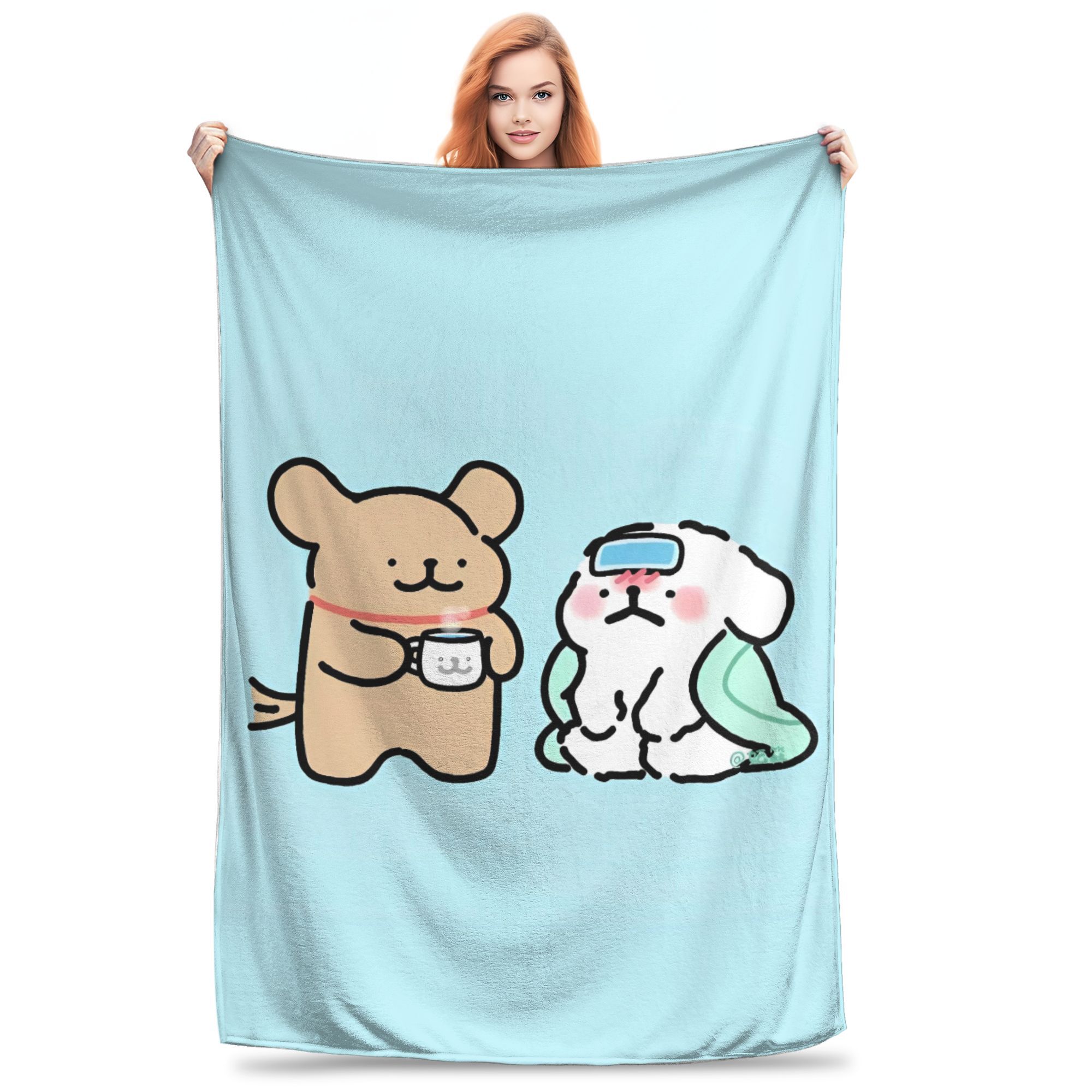 Line Puppy Maltese Playing Blanket Warm Soft Comfortable Plush Bedding Throws For Girl Boy Couch Bed Flannel Bedspread Bed Cover 75x90cm
Line Puppy Maltese Playing Blanket Warm Soft Comfortable Plush Bedding Throws For Girl Boy Couch Bed Flannel Bedspread Bed Cover 75x90cm